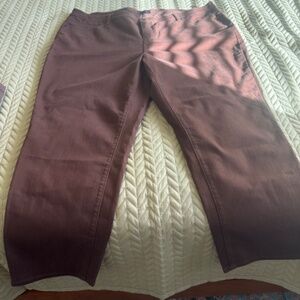 Talbots, Rust Brown Jeans, 22W, NEVER WORN